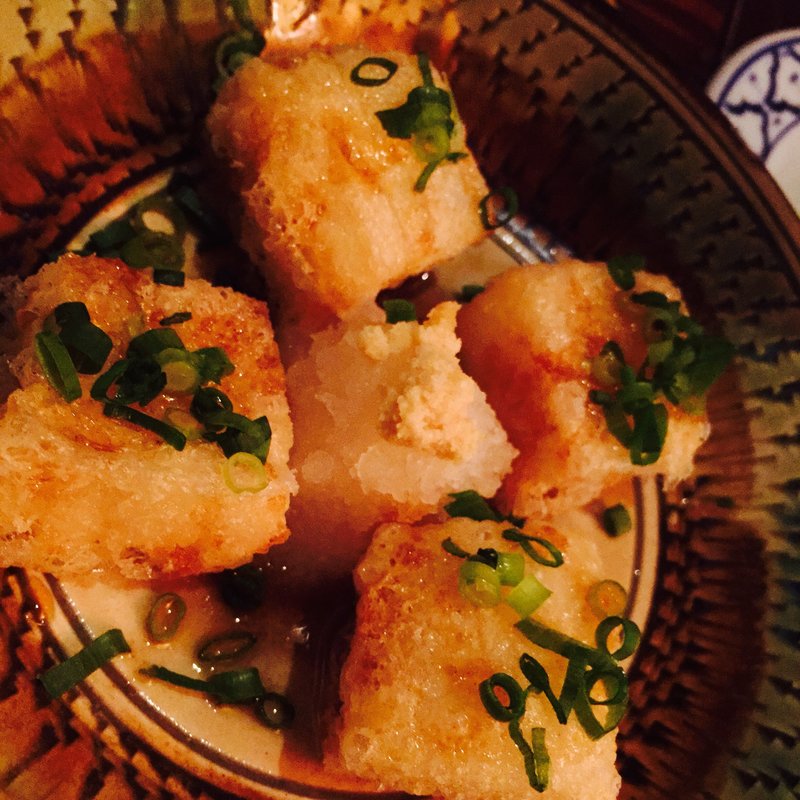 豆腐ようの揚げ出し(アジアン食堂 そいさぼ)