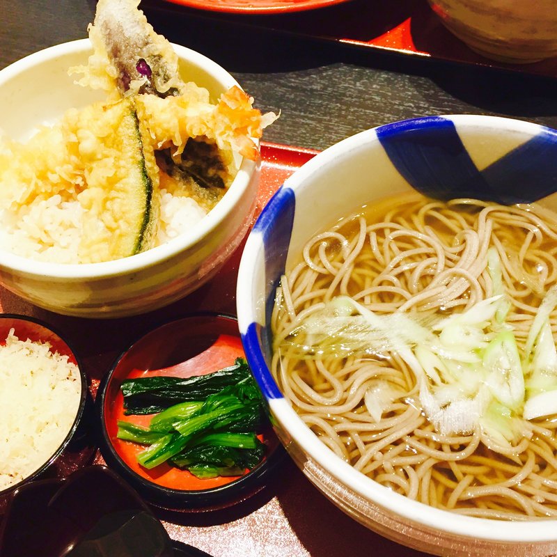 車海老天丼定食(SOBA DINING 結月庵そじ坊 ららぽーとEXPOCITY店)