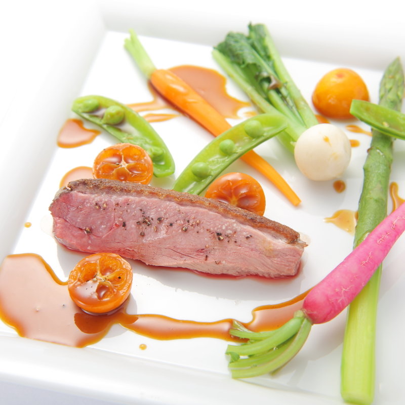 鴨肉のロティ(Au Temps Briller)