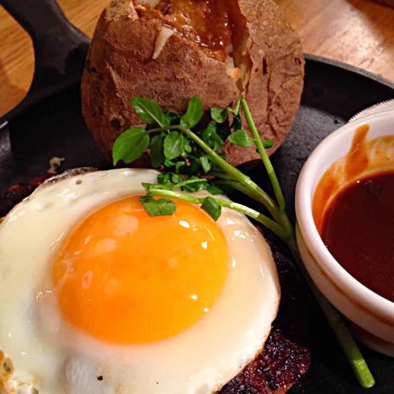 ジャーマンハンブルグステーキ(つばめグリル 渋谷マークシティ店)