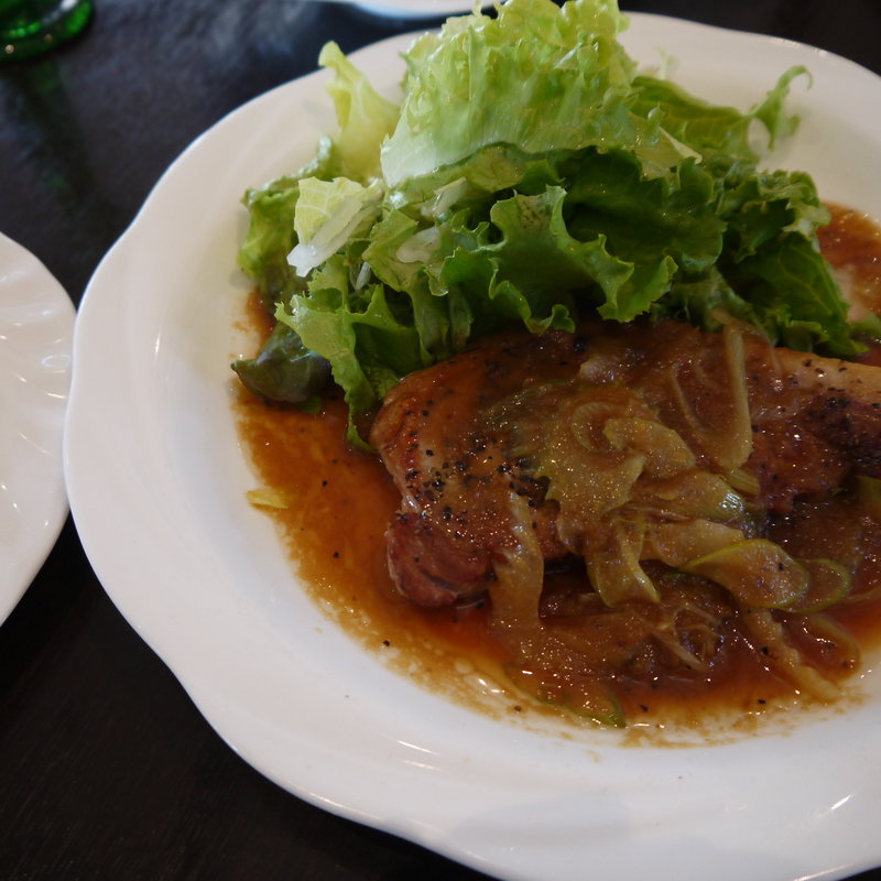 ポークソテー(ライス付き)(オルソンさんのいちご )