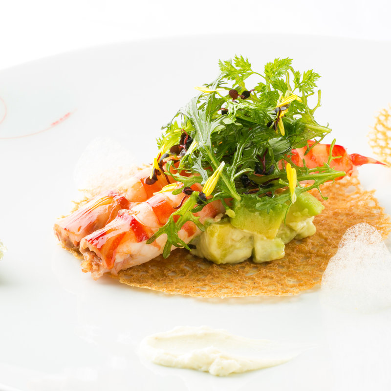 海老とアボカドのタルタル(L’enfant coeur et coeur ランファン クーエクー)