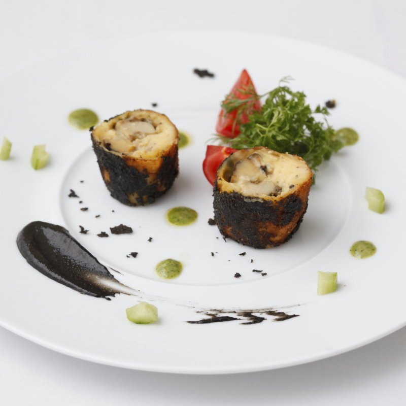 キノコの豚肉巻き(L’enfant coeur et coeur ランファン クーエクー)