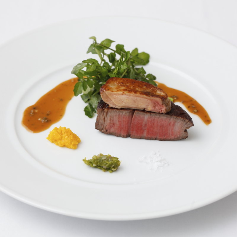 和牛とフォアグラのロッシーニ(L’enfant coeur et coeur ランファン クーエクー)