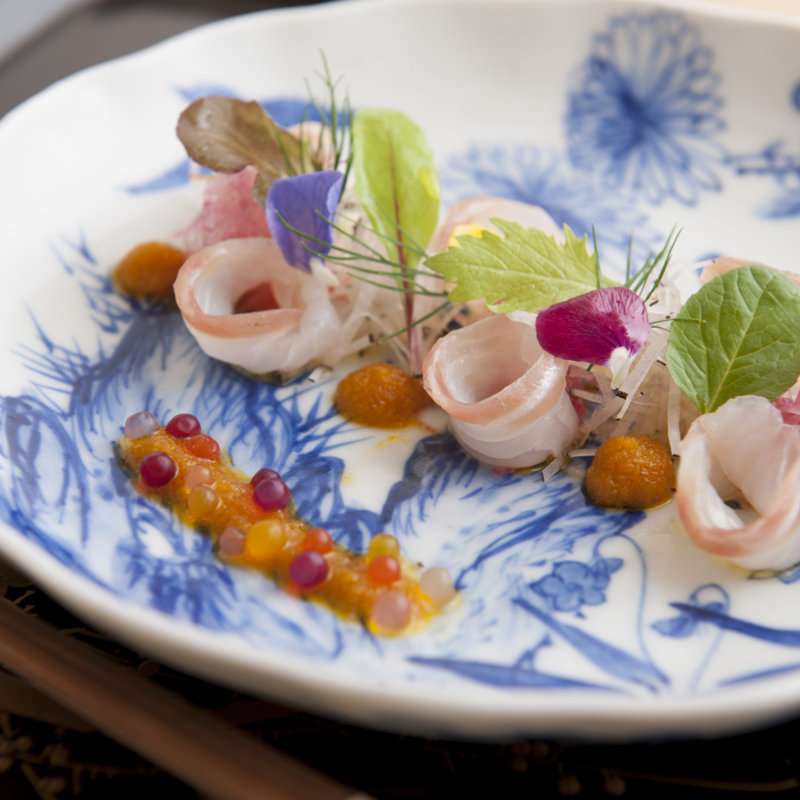 カンパチのカルパッチョ(剣山 （ケンザン）)