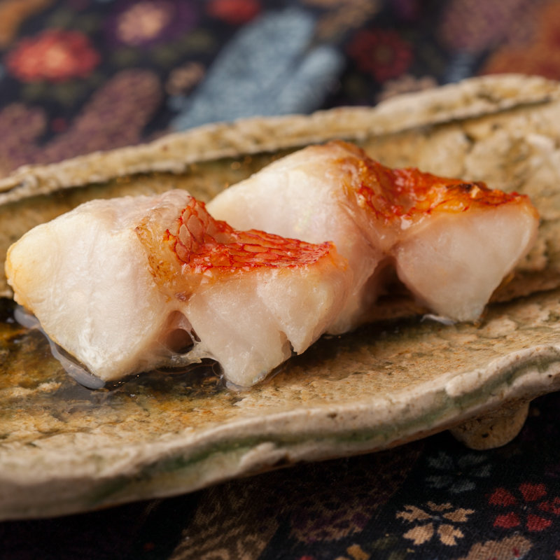 金目鯛の塩焼き(銀座 鮨 吉扇)