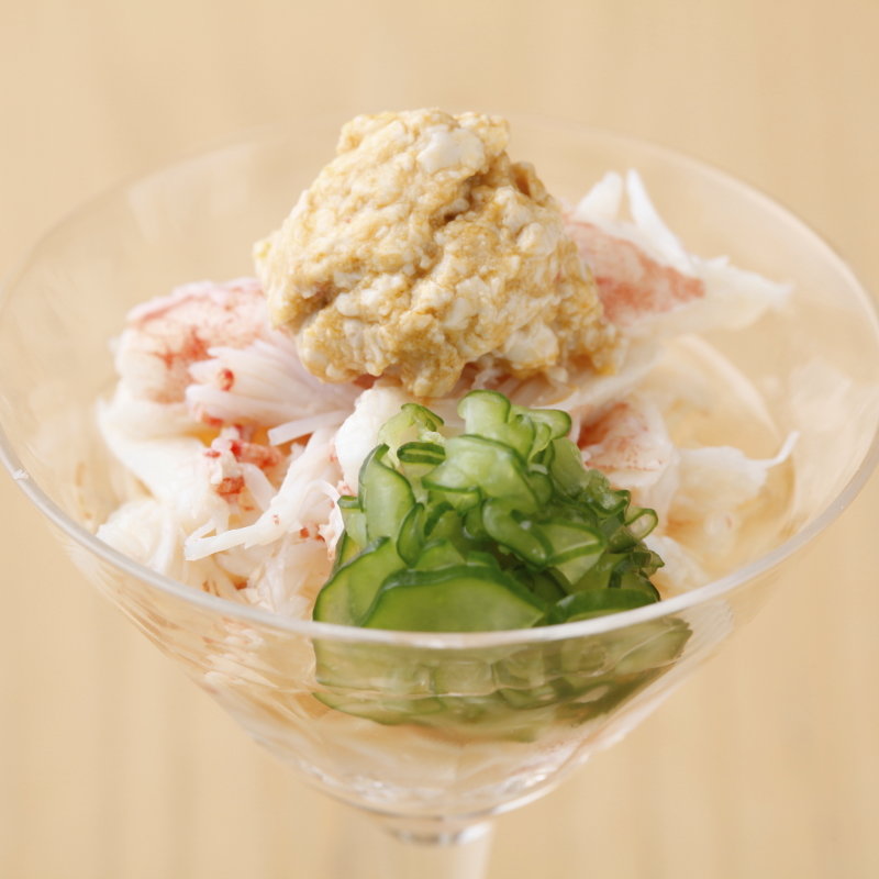 カニ酢(蔵六鮨 三七味)