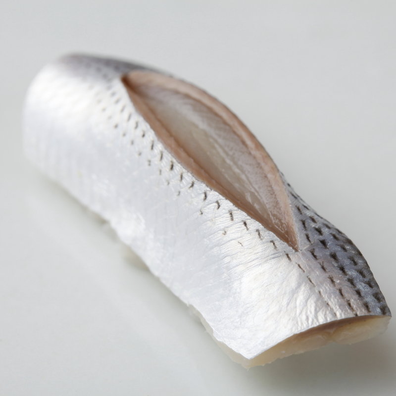 あじの握り(蔵六鮨 三七味)