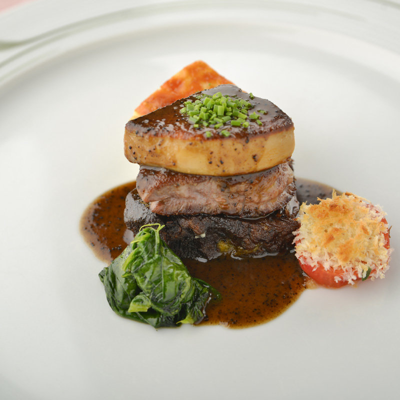 和牛とフォアグラのロッシーニ(オテル ドゥ キタオカ)