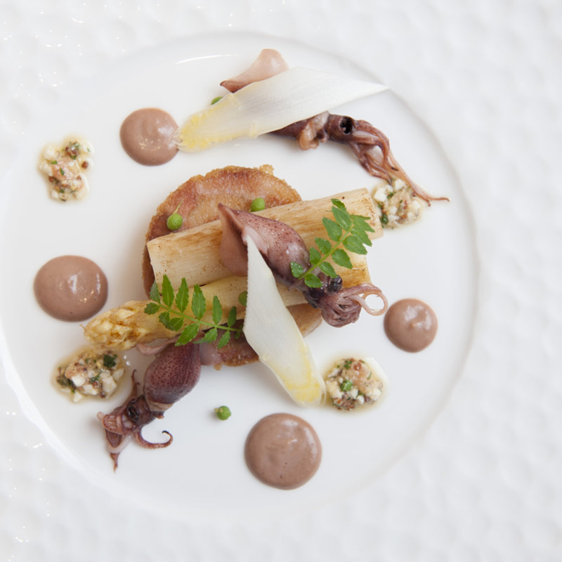 ホタルイカとホワイトアスパラのグリル(ラターブルナカメ)