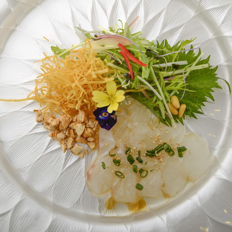 鮮魚のカルパッチョ(芳園)