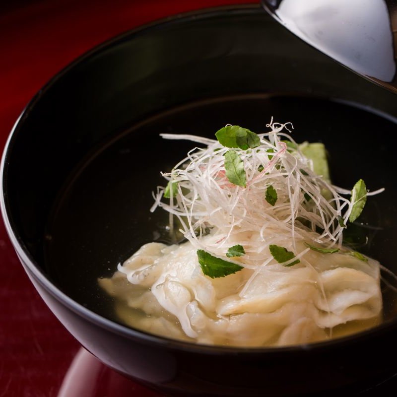 鱧の湯引き(味吉兆 ぶんぶ庵 )