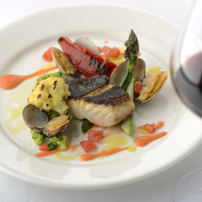 鰆のグリル　温野菜添え(アッラマーノ （ALLA MANO）)