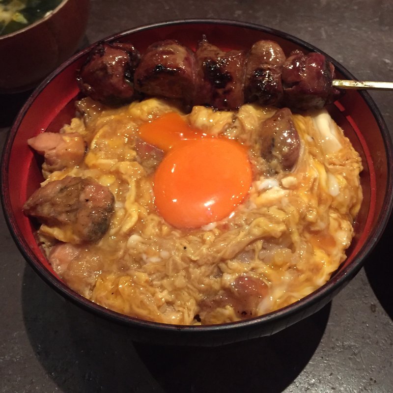 親子丼 レバー付き(鶏味座屋台)