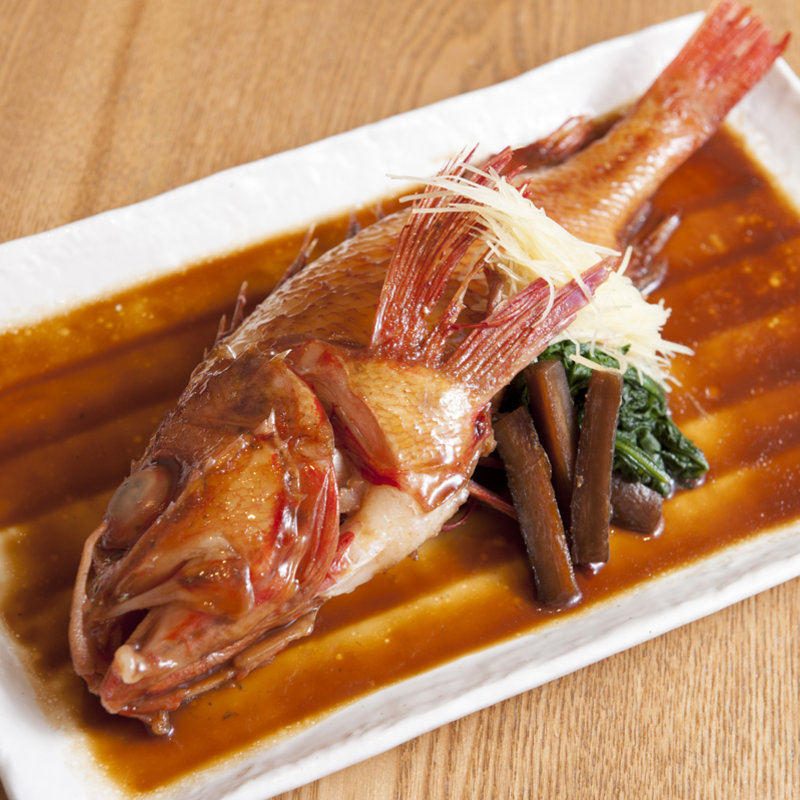 金目鯛の煮付け(焼酎場近どう)