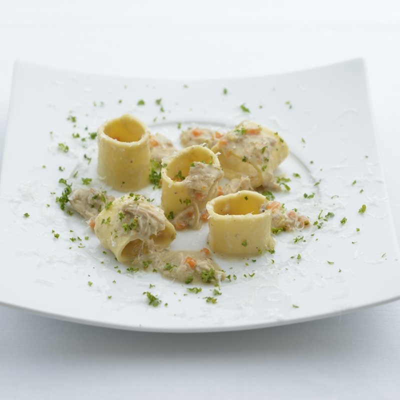 鶏肉とからすみのニョッキ(サポーレエッレ)