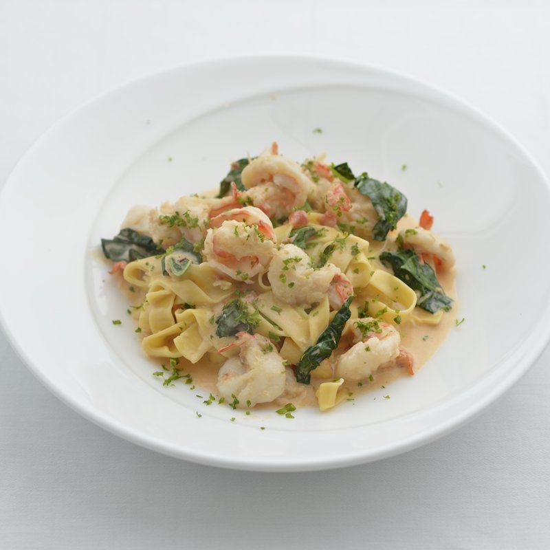 海老のクリームパスタ(サポーレエッレ)