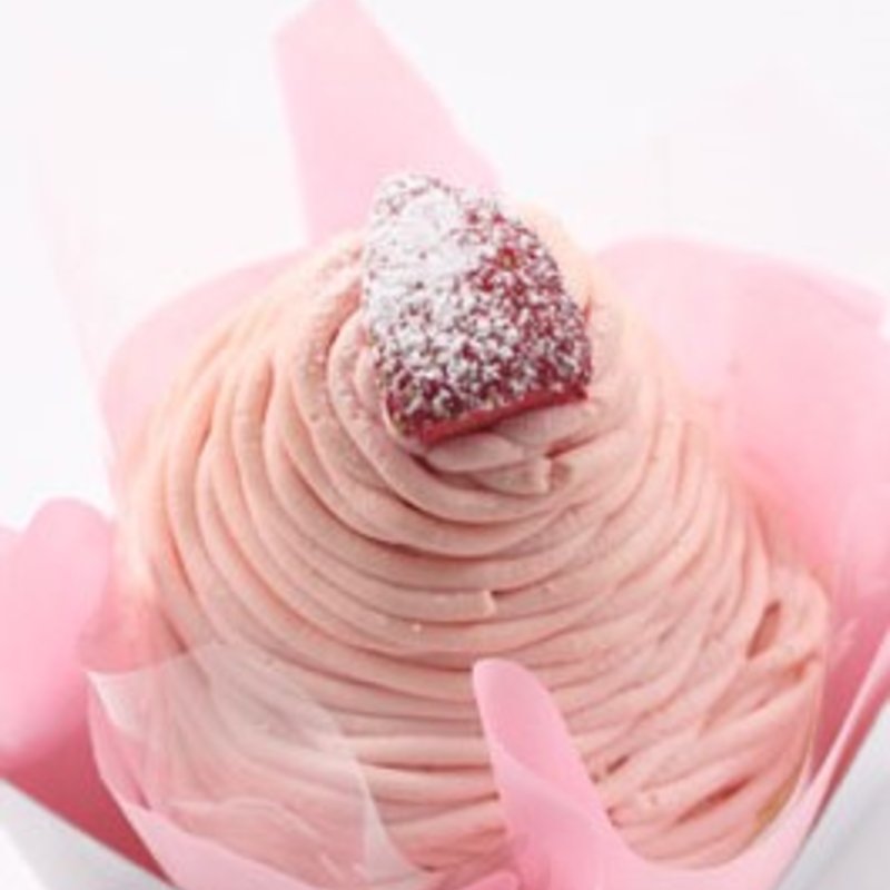 苺モンブラン(カフェスイーツ ムッシュマキノ)