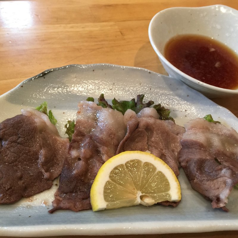 猪肉の塩焼き(丹波篠山うどん 一真)
