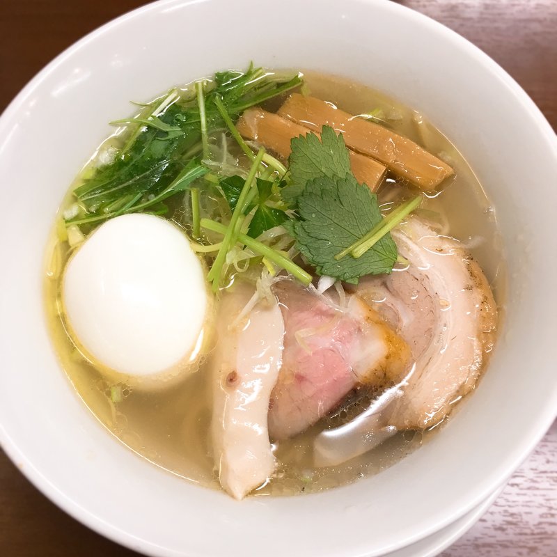 特製塩ラーメン(千茶屋)