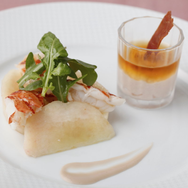 大根と海老のグリル(レストラン ドンピエール)