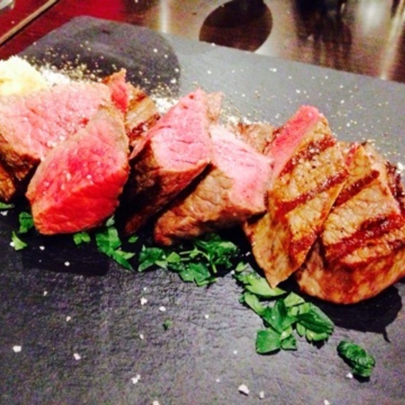 牛ハツのステーキ(オステリア エ バール ポレンタ )