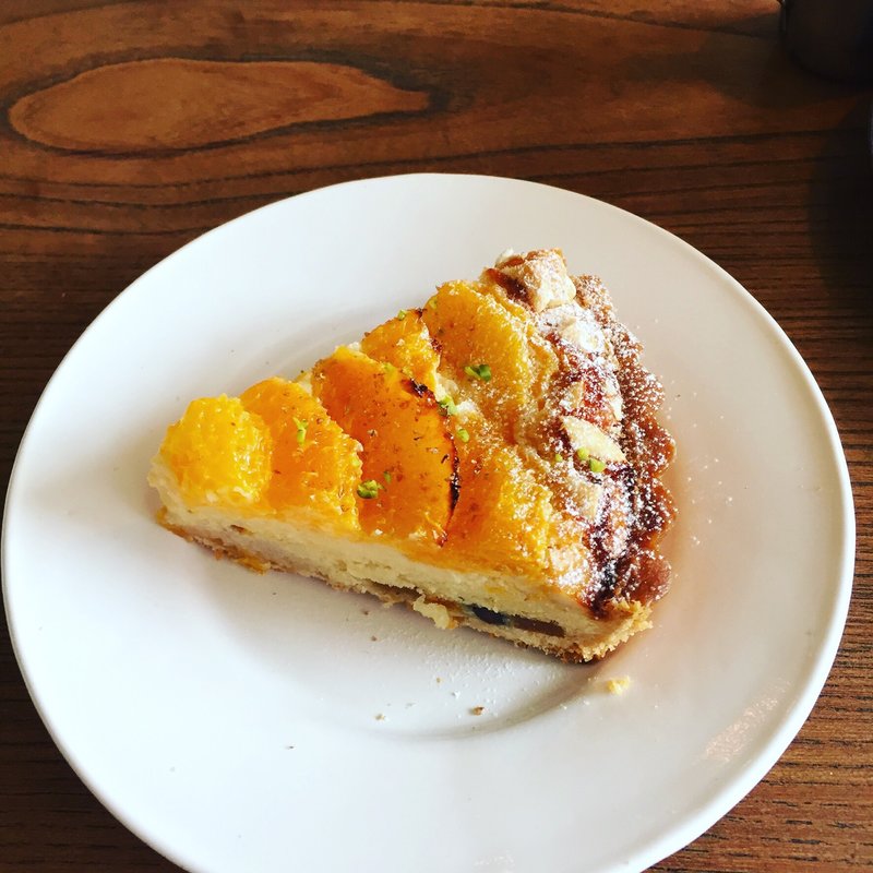 浅見オレンジのベイクドタルト(コーヒー ハット （coffee HUT）)