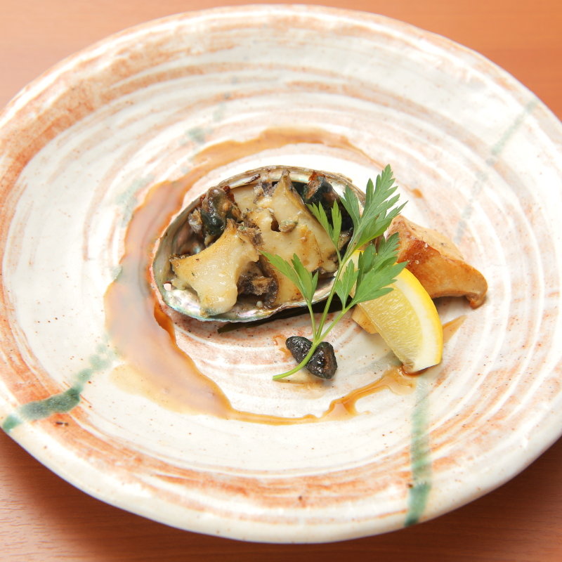 あわびのソテー(鉄板ダイニング 織部)