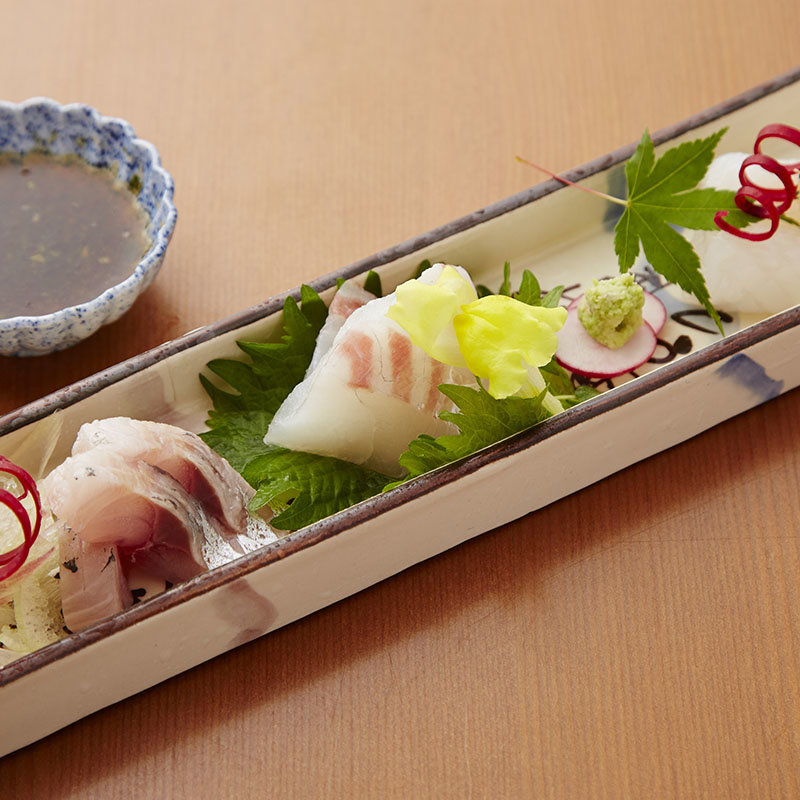 鮮魚のお造り(北新地　湯木 新店 （キタシンチユキ）)