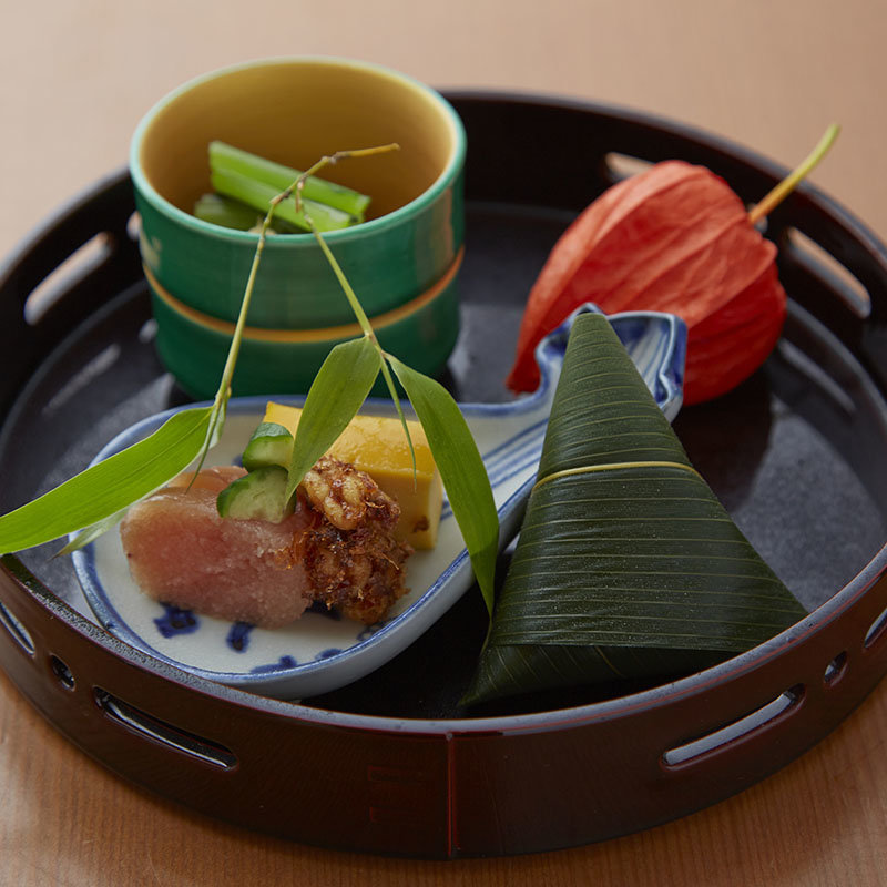 明太子　粽　卵(北新地　湯木 新店 （キタシンチユキ）)