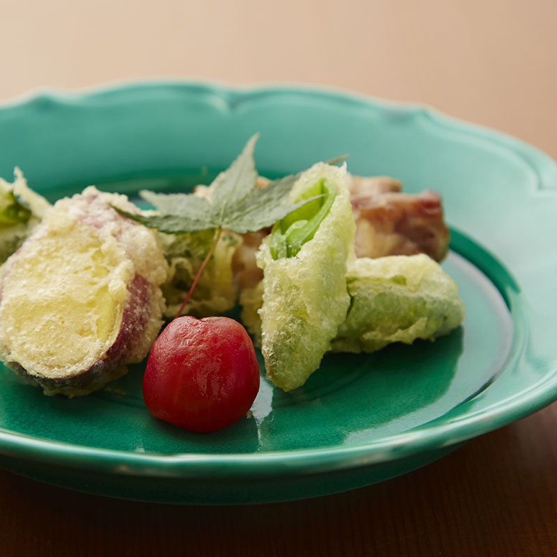 野菜の天麩羅(北新地　湯木 新店 （キタシンチユキ）)