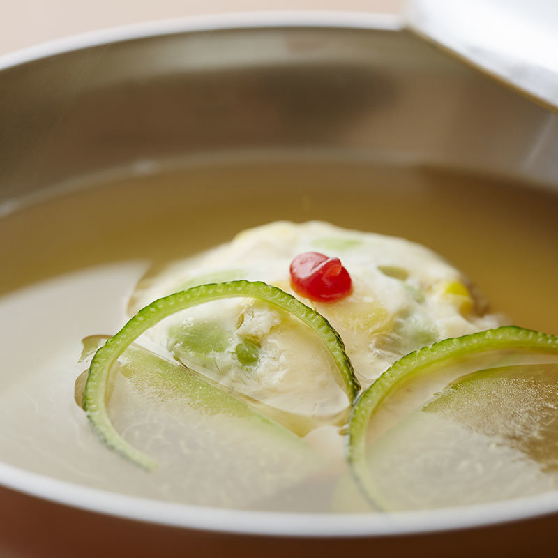 野菜のがんも　(北新地　湯木 新店 （キタシンチユキ）)