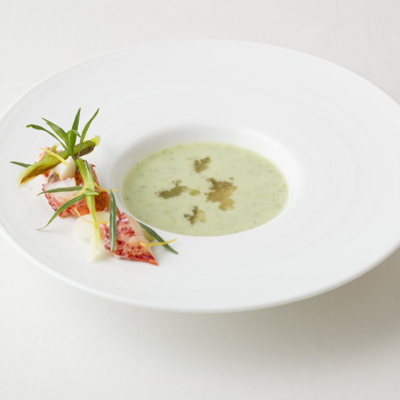 カニのグリル　ソース(カルト・ブランシュ （carte blanche）)