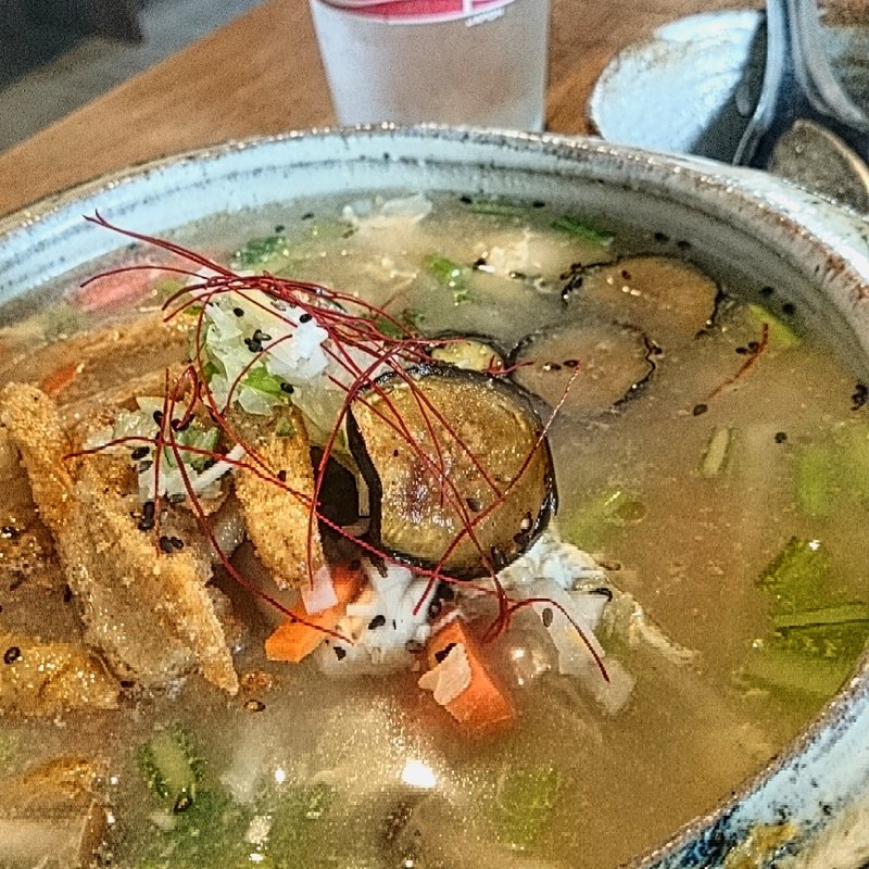 玄米リゾット(鶏ガラスープ)(ひねもすcafe （ヒネモスカフェ）)