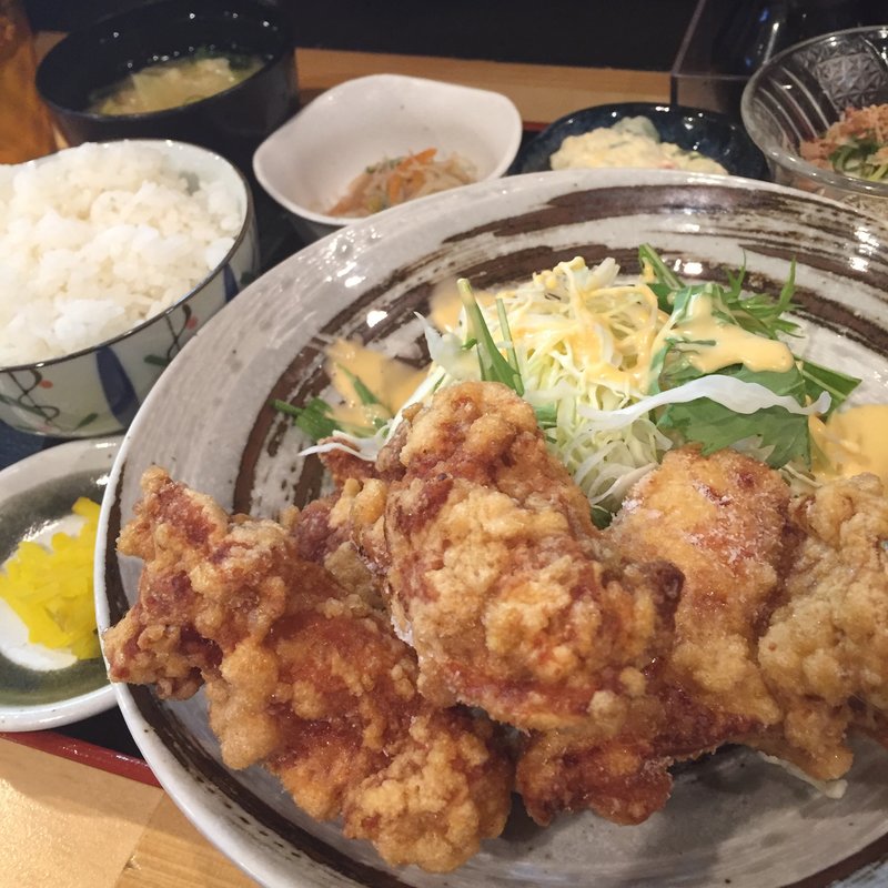 もも唐揚げ定食(とりの 浅香山駅前店 )