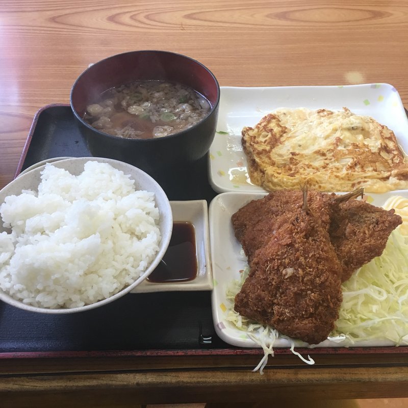 だし巻き魚フライ定食(にしな)