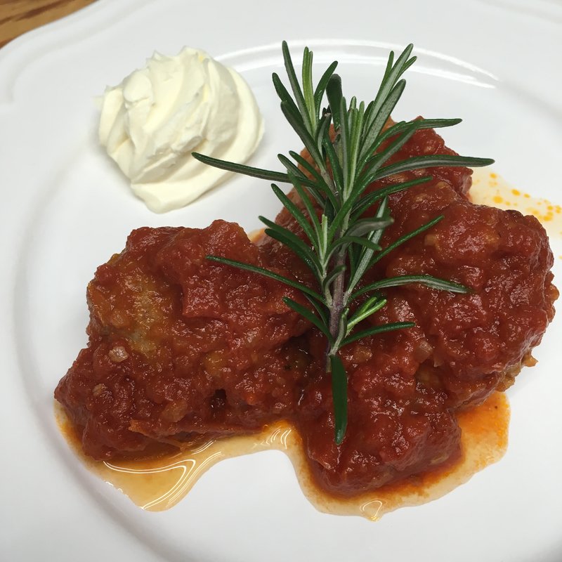 ポルペッティーニ サワークリーム添え(island cafe & bar)