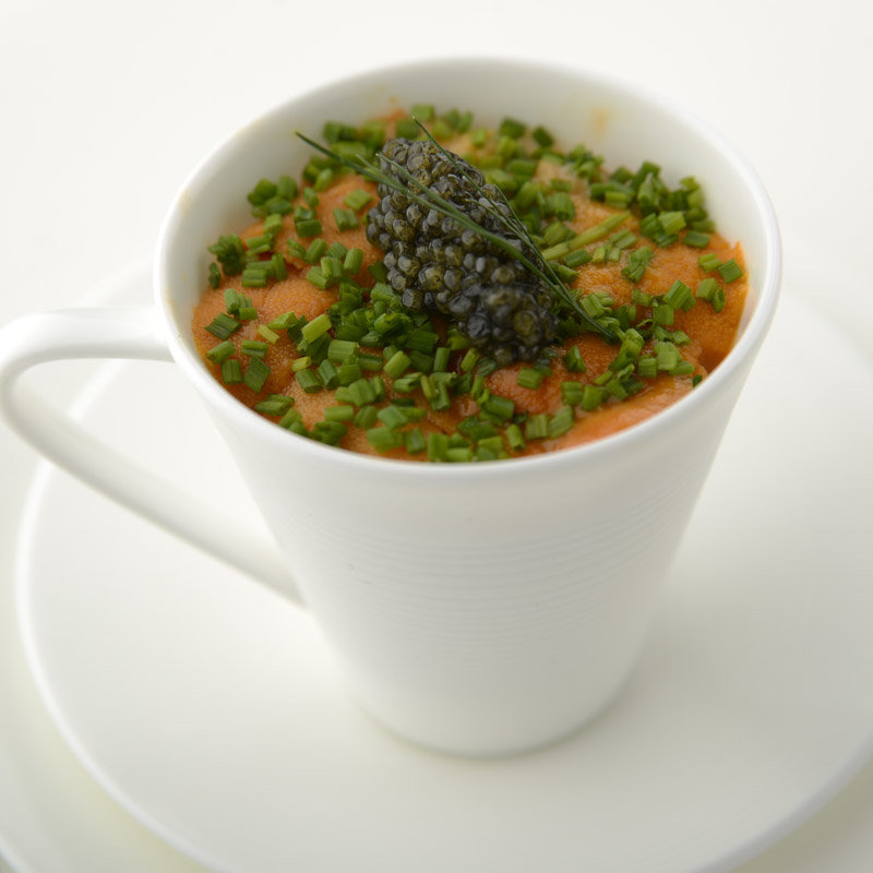 雲丹プリン　キャビア(タピ ルージュ tapis rouge)