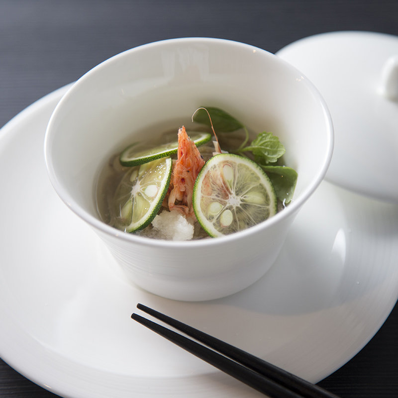 サクラエビと河豚皮(ローエン （Ro-en）)