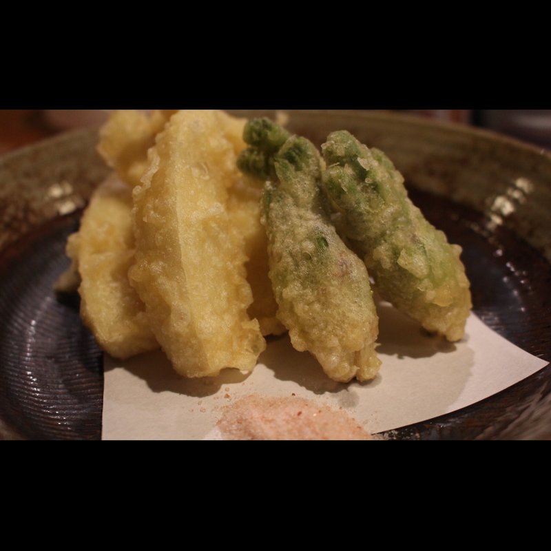 筍とたらの芽の天ぷら(立ち飲み ますらお)