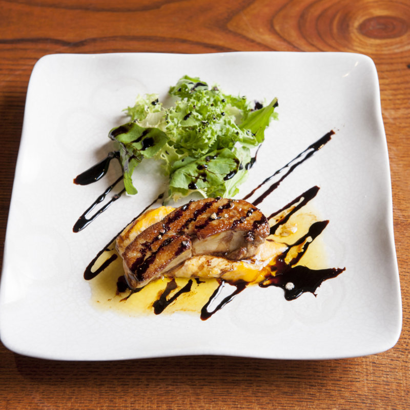 フォアグラのソテー(鉄板焼・お好み焼 莢 本店 （さや）)