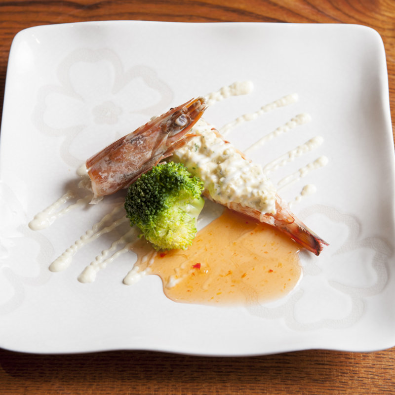 大車海老のタルタル(鉄板焼・お好み焼 莢 本店 （さや）)