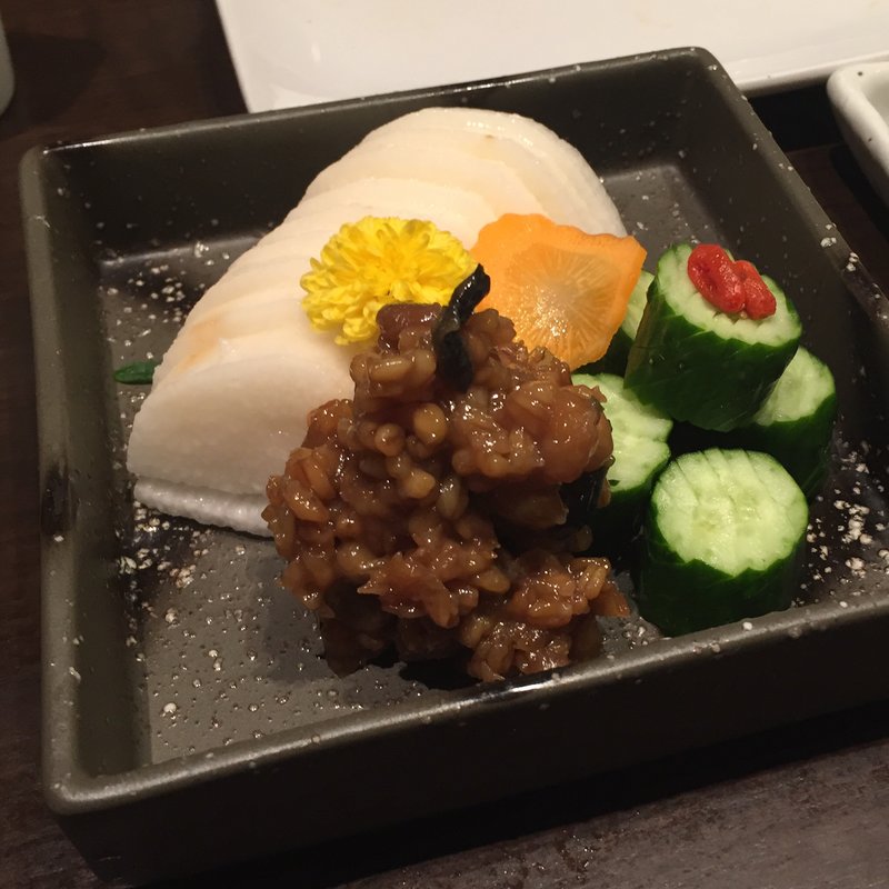 金山寺みそ野菜添え(新浪花 )