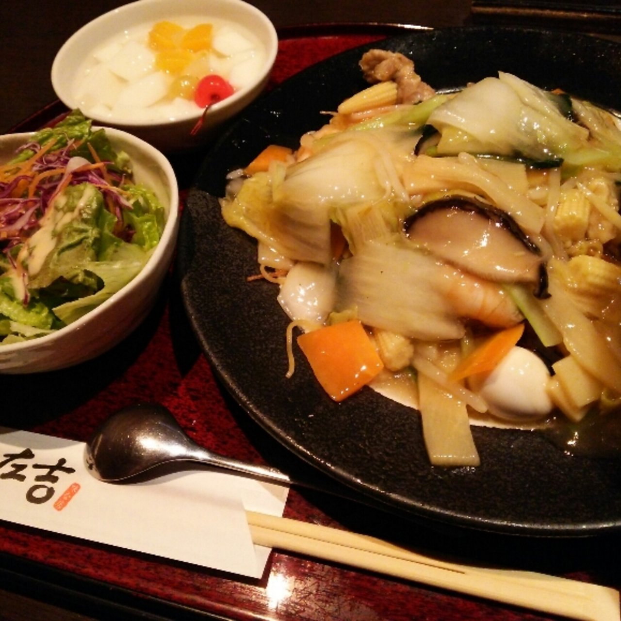 あんかけ五目焼きそば(左吉 ひたちなか店 （サキチ）)の口コミ一覧 | おいしい一皿が集まるグルメコミュニティサービス「SARAH」