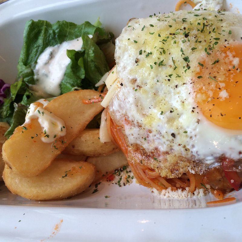 サニーサイドアップナポリタンコンボ(ワイアードカフェ ルミネ新宿店 （WIRED CAFE）)