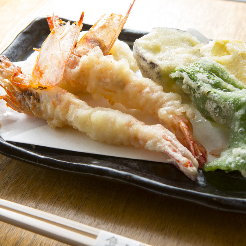 天麩羅の盛り合わせ(海鮮料理とてっちり 北新地 隼人)