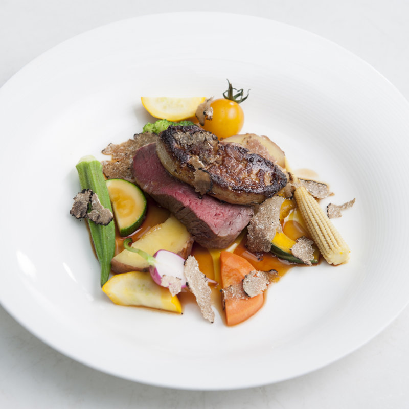 和牛とフォアグラのロッシーニ(Cast78 （Cast sept huit キャストセデュイッ）)