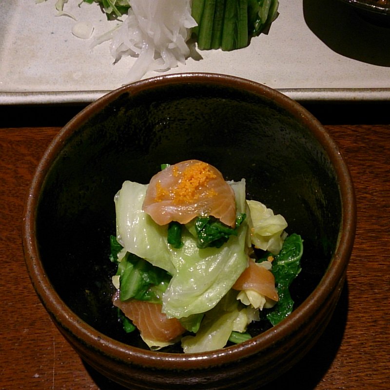 サーモンとキャベツの酢の物(おめんNIPPON （おめんにっぽん）)