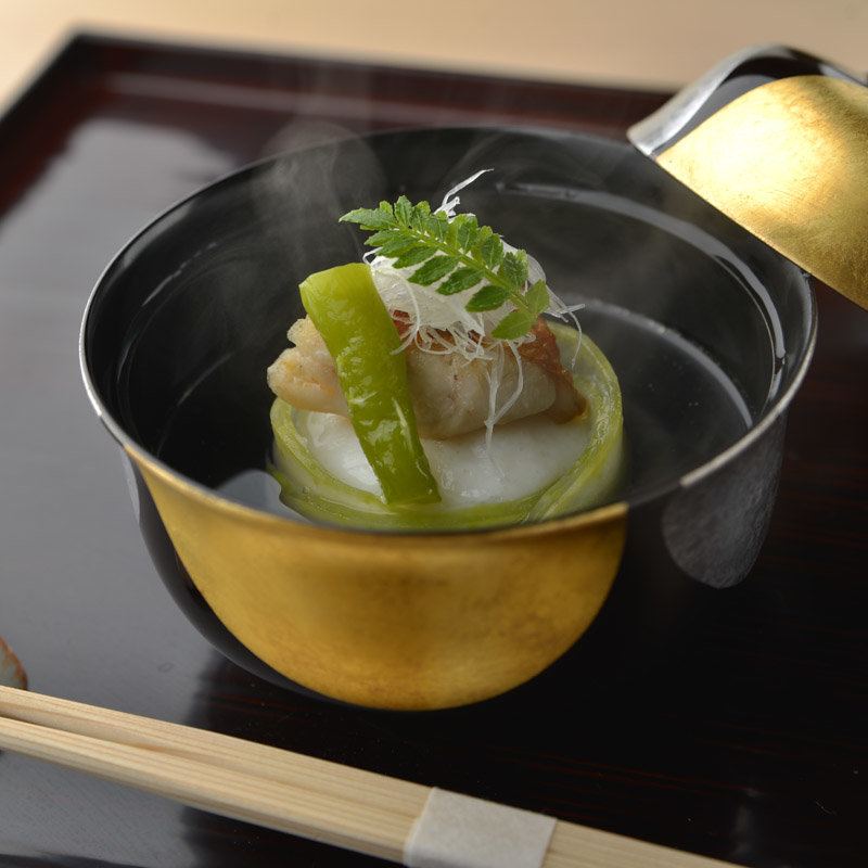 海老真薯(銀座 喰い切りひら山)