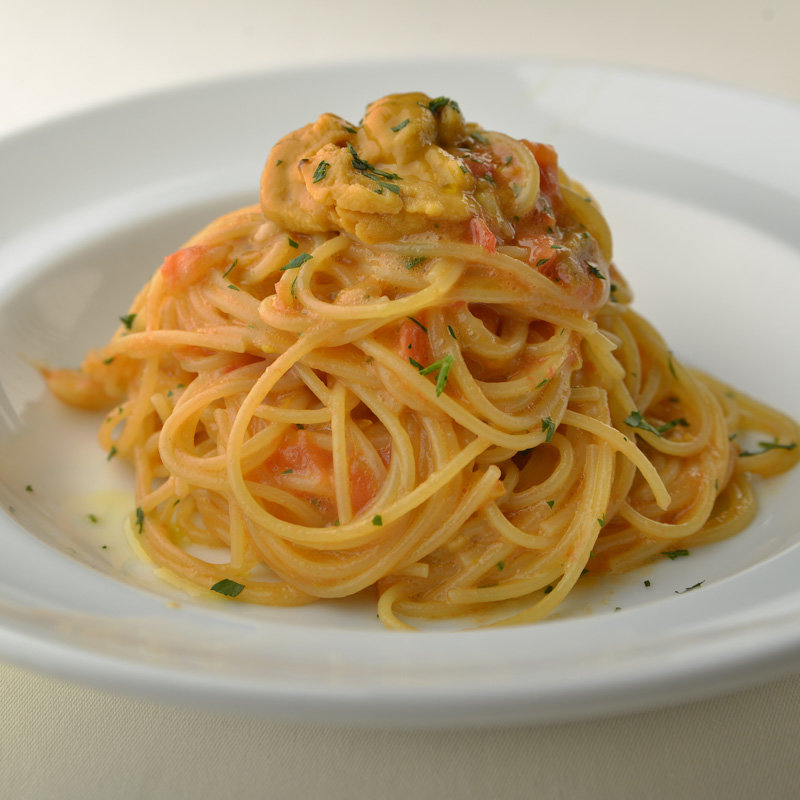 生うにのトマトパスタ(オステリア・トット)